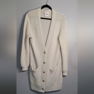 Little Moon Cream Long Cardigan